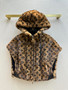Louis Vuitton 1AAAYA MONOGRAM MINK OPEN ARM JACKET (Worldwide Sold-out)