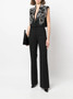 Alexander McQueen Women's Sleeveless Embroidered Jacket in Black