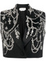 Alexander McQueen Women's Sleeveless Embroidered Jacket in Black