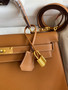 Hermès Gold Kelly 32 Sellier Gold Hardware