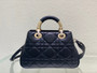 [Priority Release] Christian Dior The lady Dior 95.22 Bag Medium Black