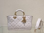 [Priority Release] Christian Dior The lady Dior 95.22 Bag Large White