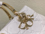 [Priority Release] Christian Dior The lady Dior 95.22 Bag Large White