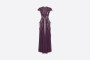 Christian Dior DIOR DREAM LONG DRESS Purple Silk Chiffon  Christian Dior DIOR DREAM LONG DRESS Purple Silk Chiffon