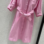 Hermes Belted dress SS2023 Pink