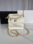 Chanel SS2023 Pre-Collection SMALL BUCKET BAG WHITE