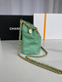 Chanel SS2023 Pre-Collection SMALL BUCKET BAG Light Green