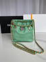 Chanel SS2023 Pre-Collection SMALL BUCKET BAG Light Green