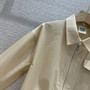 Hermes Zipped cotton shirt Beige