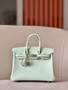 Hermès Vert Frizz Birkin 30 cm Swift Leather Palladium Hardware 