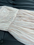 Prada Embroidered striped organza dress 
