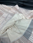 Prada Embroidered striped organza dress 