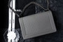 Chanel Grey Medium Chevron Boy Bag 28cm