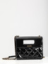 Chanel MINI PATENT FLAP BAG WITH TOP HANDLE 