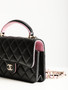 Chanel MINI FLAP BAG WITH TOP HANDLE SS2023