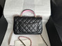 Chanel MINI FLAP BAG WITH TOP HANDLE SS2023