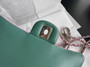  Chanel MINI FLAP BAG WITH TOP HANDLE SS2023 Lilac & Green