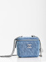 Chanel CLUTCH WITH CHAIN DENIM SS2023