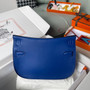 Hermès Jypsiere Mini Bleu de France  Evercolor Gold Hardware