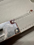 Hermès Jypsiere Mini Beton Swift Palladium Hardware