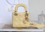 Christian Dior MICRO LADY DIOR BAG PATENT YELLOW