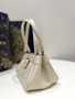Christian Dior SMALL DIOR KEY BAG Dusty Ivory Box Calfskin