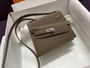 Hermes Kelly Sellier 20 en Desordre Etoupe with Palladium Hardware
