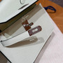 Hermes Kelly Sellier 20 en Desordre Craie with Palladium Hardware