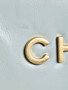 CHANEL 22 SMALL HANDBAG LIGHT BLUE GOLD LOGO 