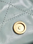 CHANEL 22 HANDBAG Light Blue with Silver Hardware Medium SS 2023