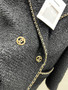 Chanel  Iridescent Tweed Black jacket fw2023