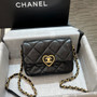 CHANEL MINI FLAP BAG FW2023 BLACK