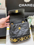 CHANEL SMALL BACKPACK fw2023 with charm 