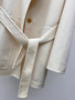 Hermès white cashmere Wrap coats 2023