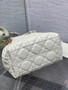 Christian Dior SMALL DIOR TOUJOURS BAG Latte Macrocannage Calfskin 
