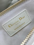 Christian Dior SMALL DIOR TOUJOURS BAG Latte Macrocannage Calfskin 
