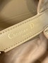 Christian Dior SMALL DIOR TOUJOURS BAG tan Macrocannage Calfskin