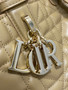 Christian Dior SMALL DIOR TOUJOURS BAG tan Macrocannage Calfskin