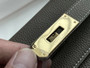 HERMES Kelly Messenger 27 ETOUPE TOGO GOLD HARDWARE