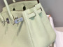 Hermes  Vert Fizz  Birkin 25 cm Togo Palladium Hardware