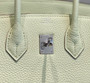 Hermes  Vert Fizz  Birkin 25 cm Togo Palladium Hardware