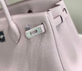  Hermes  09 Mauve pale Birkin 25 cm Togo Palladium Hardware