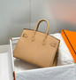 Hermes  chai Birkin 25 cm Togo gold Hardware