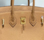 Hermes  chai Birkin 25 cm Togo gold Hardware
