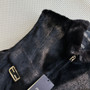  Fendi Black mink gilet  