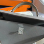Hermes Special Order Etain/ Etoupe Kelly 25 cm Epsom Palladium  Hardware