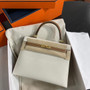 Hermes Special Order Craie/Gold Kelly 25 cm Epsom Gold Hardware