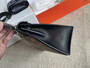 Hermes Kelly 28 Sellier Black Box & Vibrato Leather Palladium Hardware