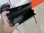Hermes Kelly 28 Sellier Black Box & Vibrato Leather Palladium Hardware
