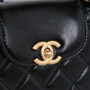 CHANEL MINI SHOPPING BAG SS2024 BLACK